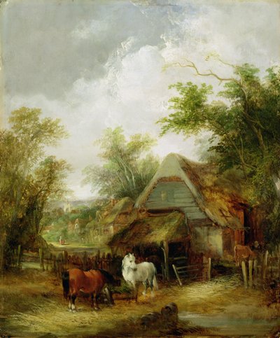 Farmyard Scene by William Snr. Shayer